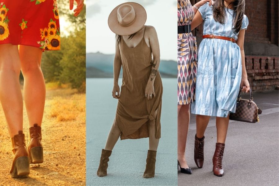 Дамски ботуши с рокля или пола – какво по-хубаво от това